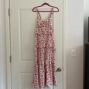 Floral Ruffle Tiered Dress